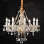 Πολύφωτο Aca Lighting  BLK80418PCG