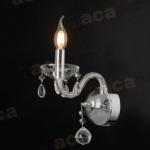 Απλικα Τοιχου Aca Lighting  BLK82041WCC