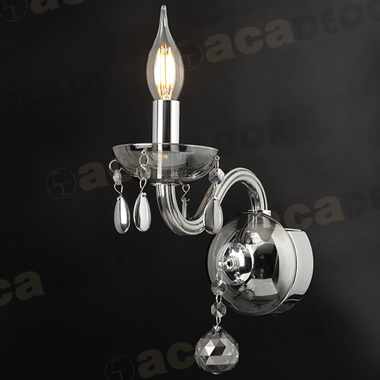 BLK82041WSGC Απλικα Τοιχου Aca Lighting BLK82041WSGC - Image 1