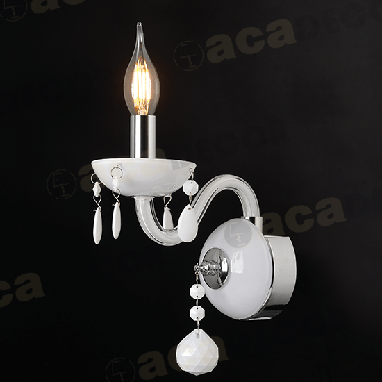 BLK82041WWC Απλικα Τοιχου Aca Lighting BLK82041WWC - Image 1