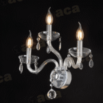 Απλικα Τοιχου Aca Lighting  BLK82043WCC