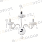 Απλικα Τοιχου Aca Lighting  BLK82043WWC