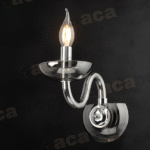 Απλικα Τοιχου Aca Lighting  BLK82181WSGC
