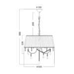 Πολύφωτο Φωτιστικό PENELOPE Aca Lighting - Image 2