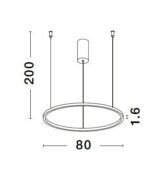 Κρεμαστό Φωτιστικό TARQUIN 9345605 Nova Luce - Image 7