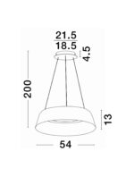 Κρεμαστό Φωτιστικό ΑLBA 9345657 Nova Luce - Image 2