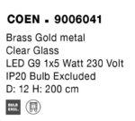 Μονόφωτο COEN 9006041 Nova Luce - Image 9