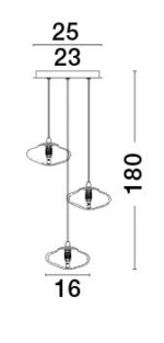 Κρεμαστό Φωτιστικό KING 9006048 Nova Luce - Image 4
