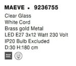 MAEVE Κρεμαστό Φωτιστικό 9236755 Nova Luce - Image 4