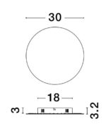 Απλίκα LED CYRCLE 9248153 Nova Luce - Image 6