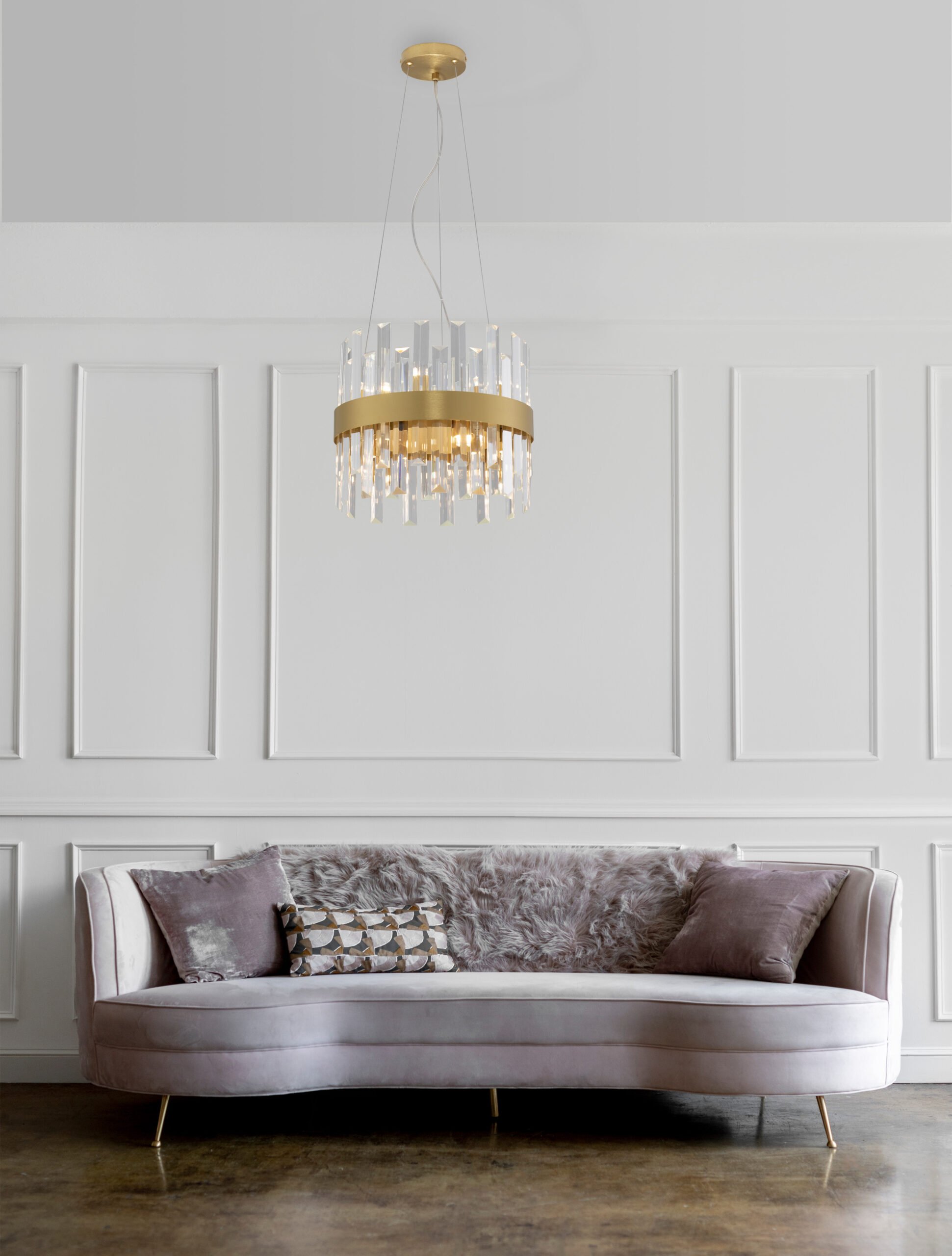 Modern,Pastel,Living,Room,Decor Κρεμαστό Φωτιστικό Crown 9695219 Nova Luce - Image 1