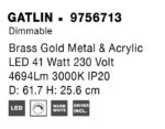 Φωτιστικό Οροφής GATLIN 9756713 Nova Luce - Image 6