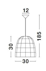 Κρεμαστό Φωτιστικό MARLO 9586505 Nova Luce - Image 3