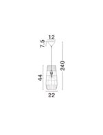 Μονόφωτο Rattan Φωτιστικό RIU 9586631 Nova Luce - Image 3