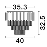 MAGNOLIA Φωτιστικό Οροφής 9824078 Nova Luce - Image 4